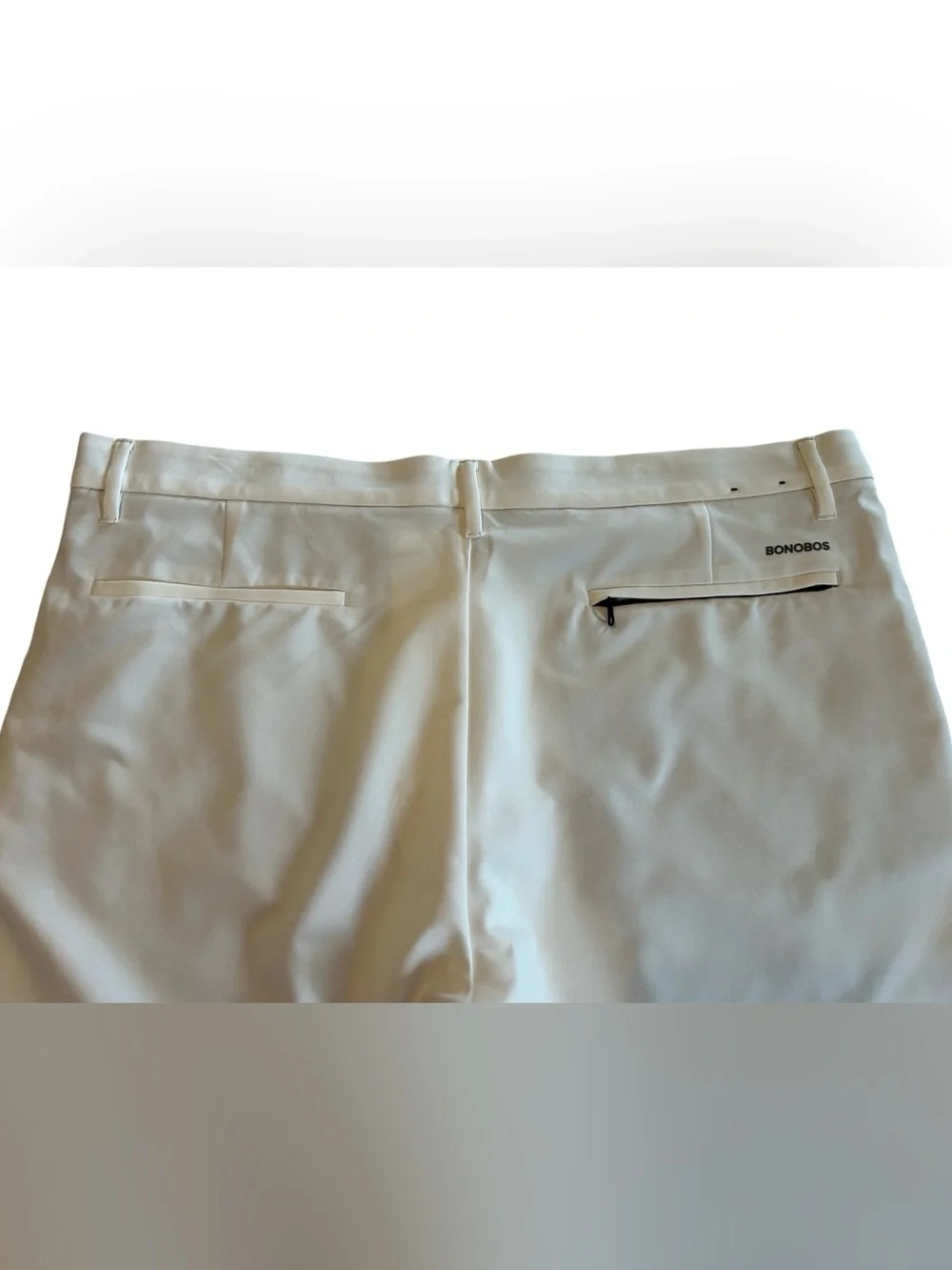 Bonobos Golf Pants Men’s 38x32 “Coconut Milk” Color Slim Fit Performance Stretch